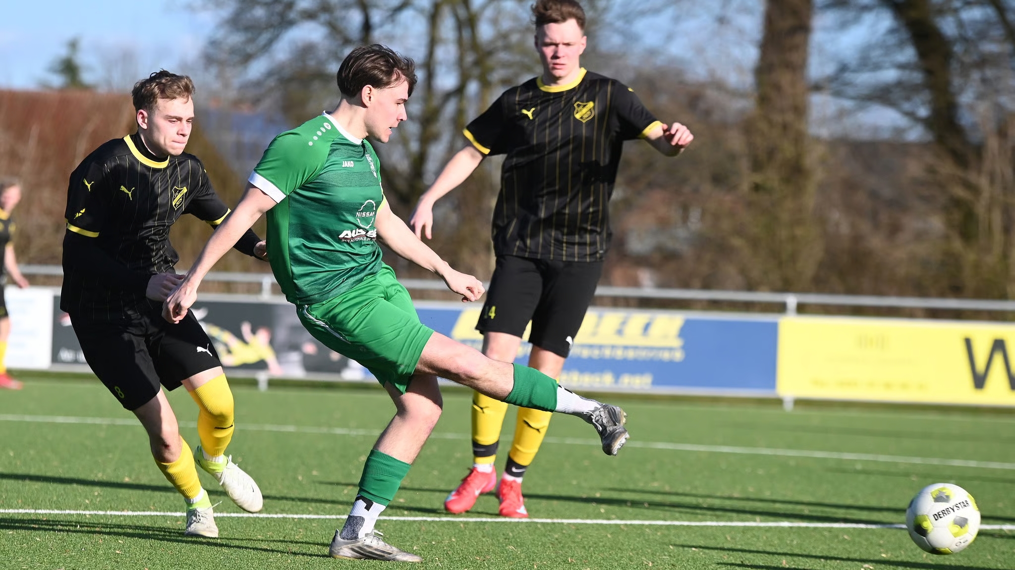 Eiskalt vor dem Tor: SG Telgte gewinnt hitziges Spiel beim SC Hoetmar