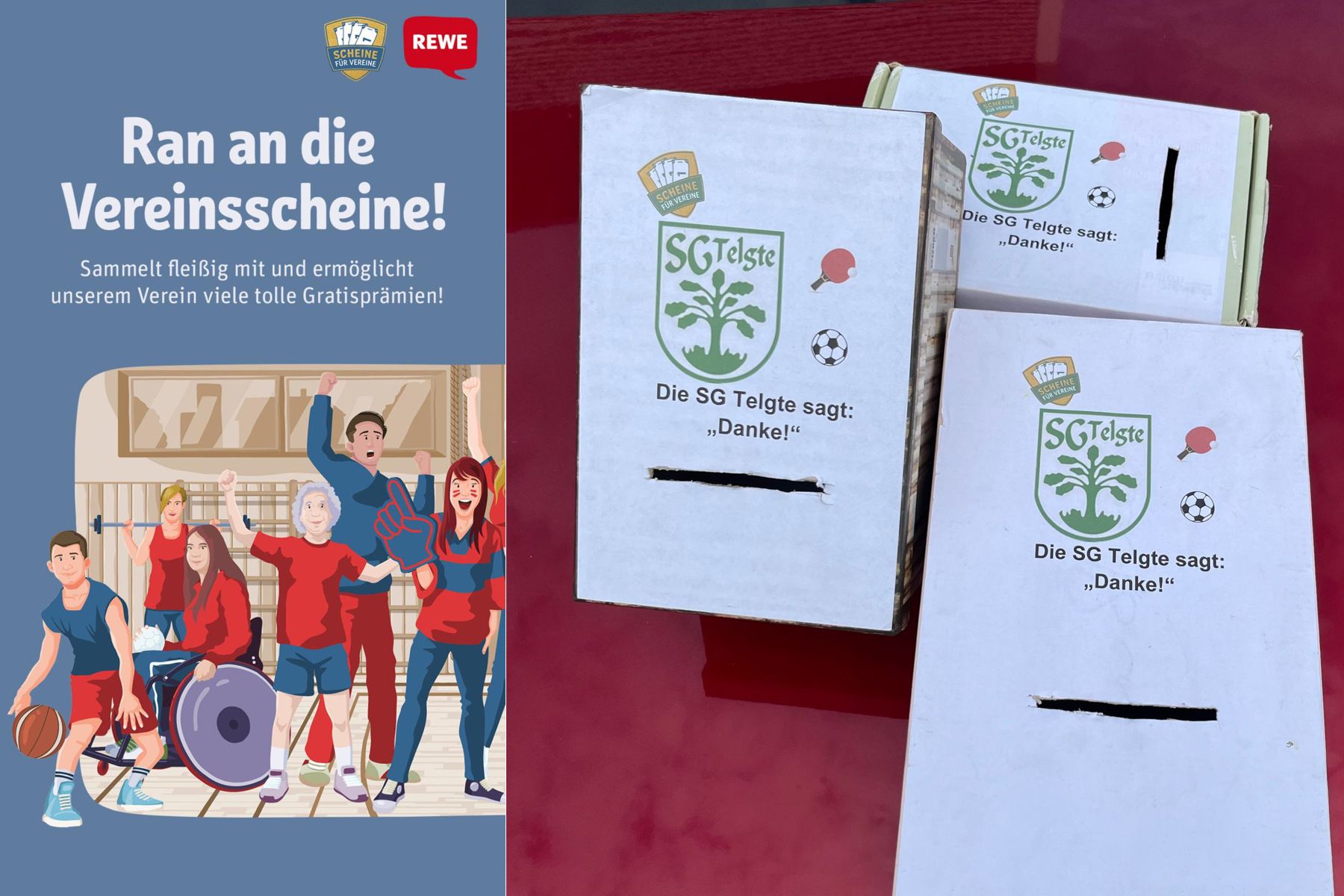 Ran an die Vereinsscheine